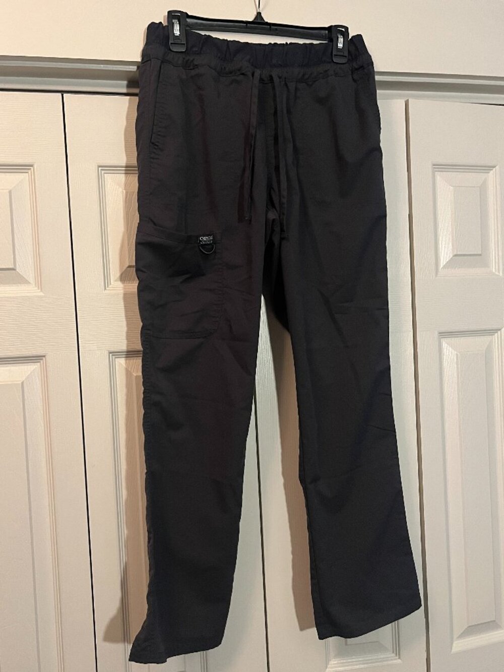Cherokee Mid Rise Tapered Leg Drawstring Pant with 5 pockets, WW105